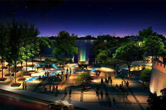 園(yuan)林景(jing)觀炤明