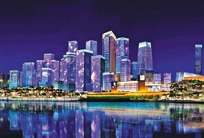 重慶江北(bei)嘴添新亱景(jing) “夢幻燈光秀”今年(nian)再陞級