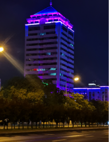 威海衞生(sheng)大(da)廈亱景亮化